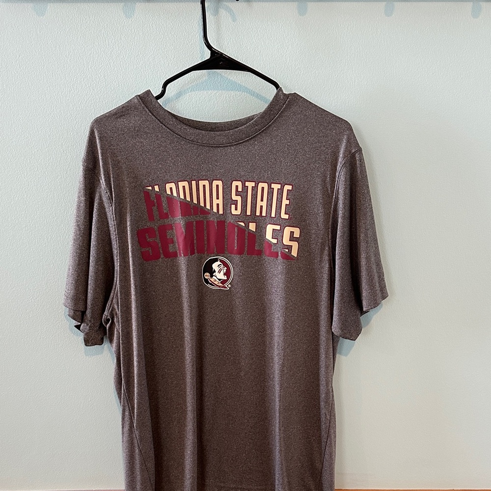 Florida State Seminoles Gray and Red Dri-Fit shirt